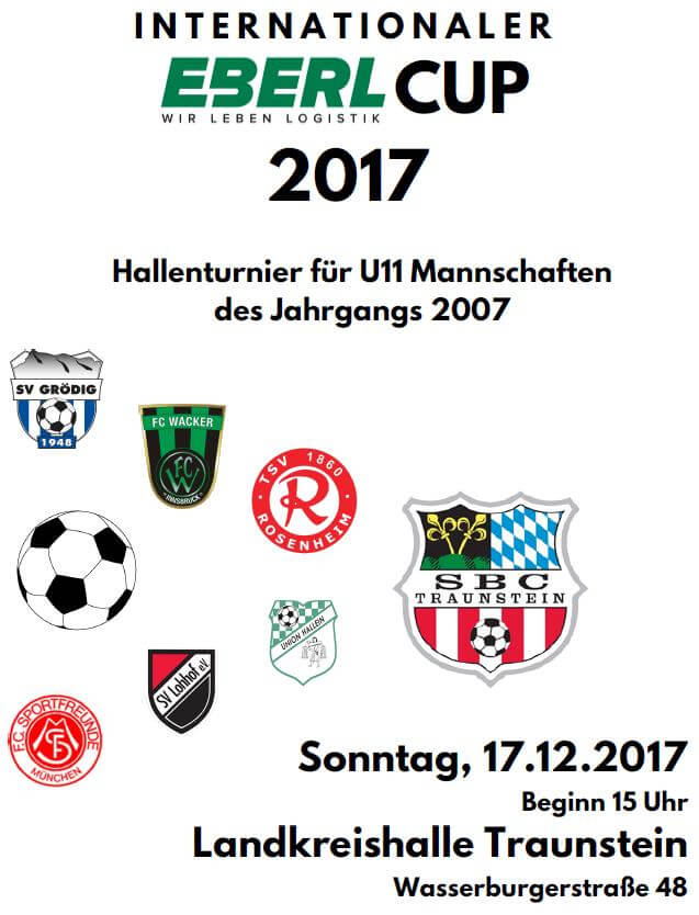 Hallenturnier in Traunstein für U11-Mannschaften des Jahrgangs 2007